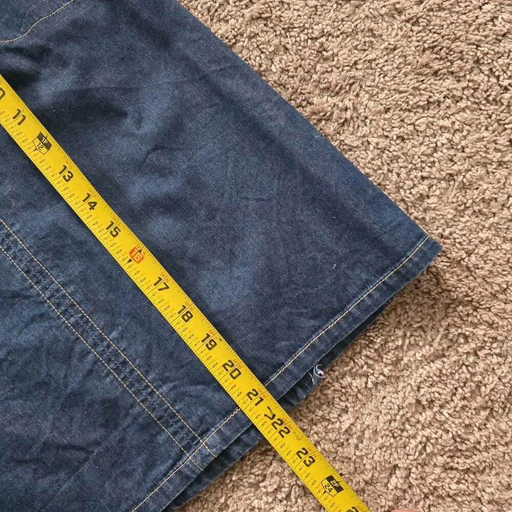 Vintage Old Navy Denim Wrap Skirt Womens 6 Y2K Minimalist Boho Beach